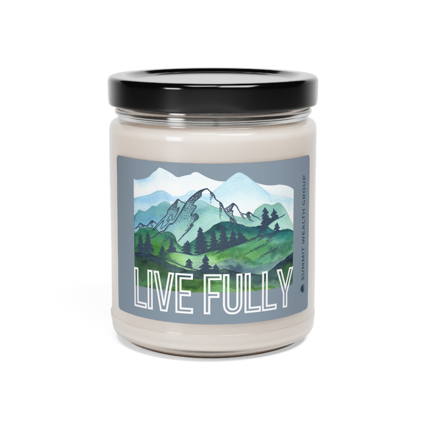 Live Fully Scented Soy Candle, 9oz