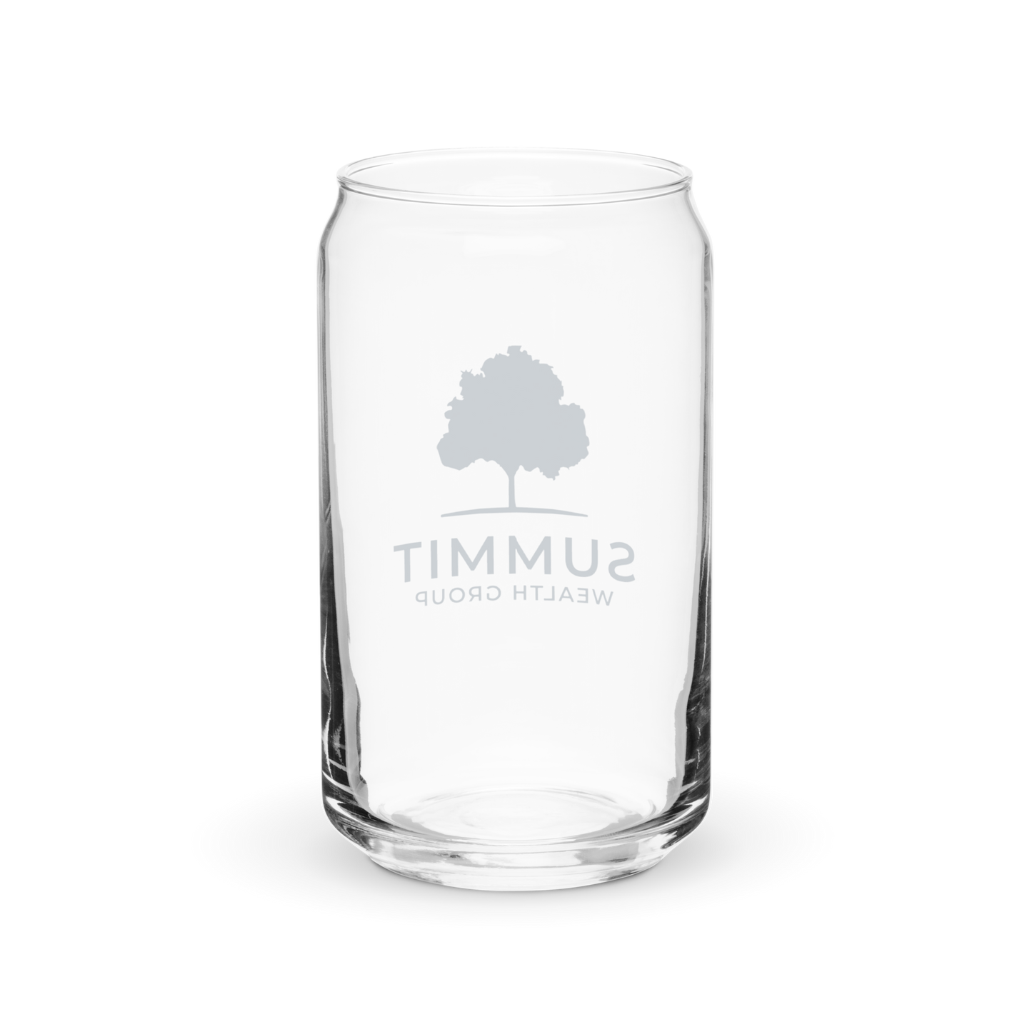 Summit Logo Can-Shaped Glass with Lid