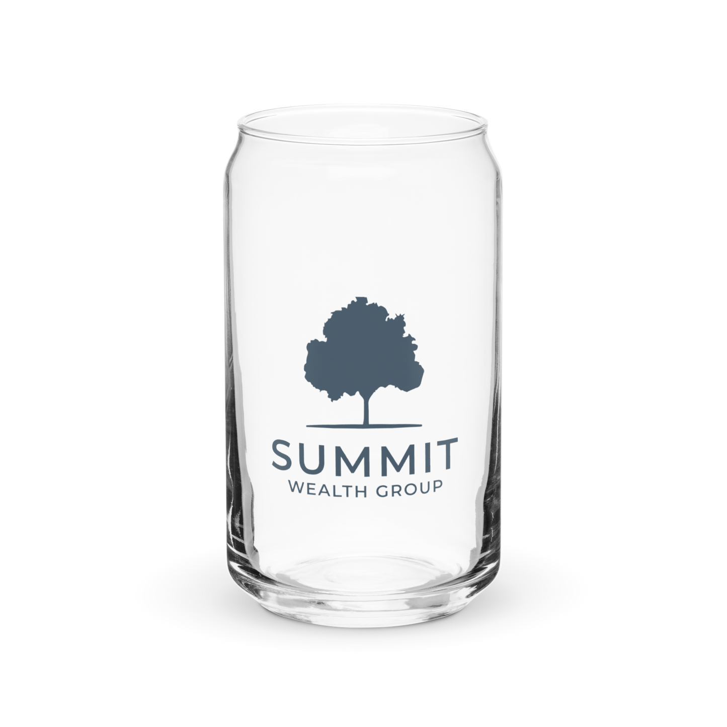 Summit Logo Can-Shaped Glass with Lid