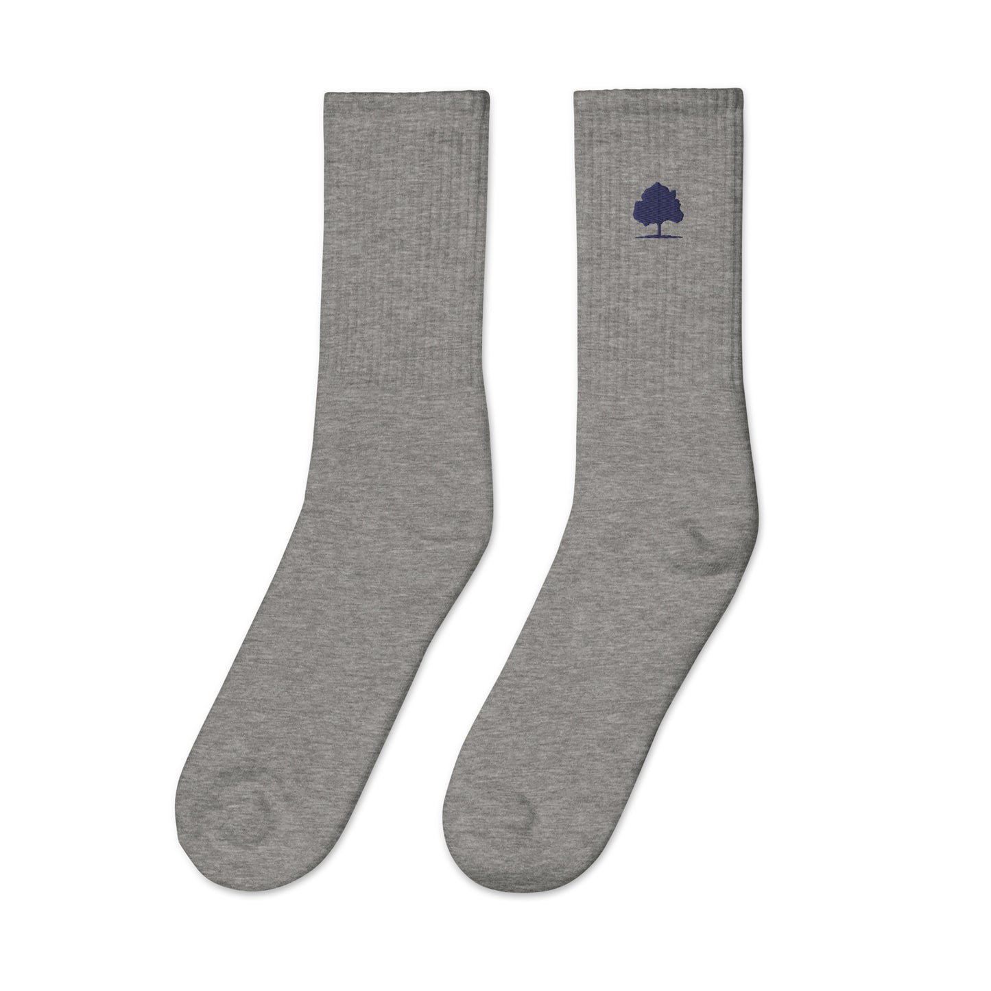 Summit Tree Embroidered Socks