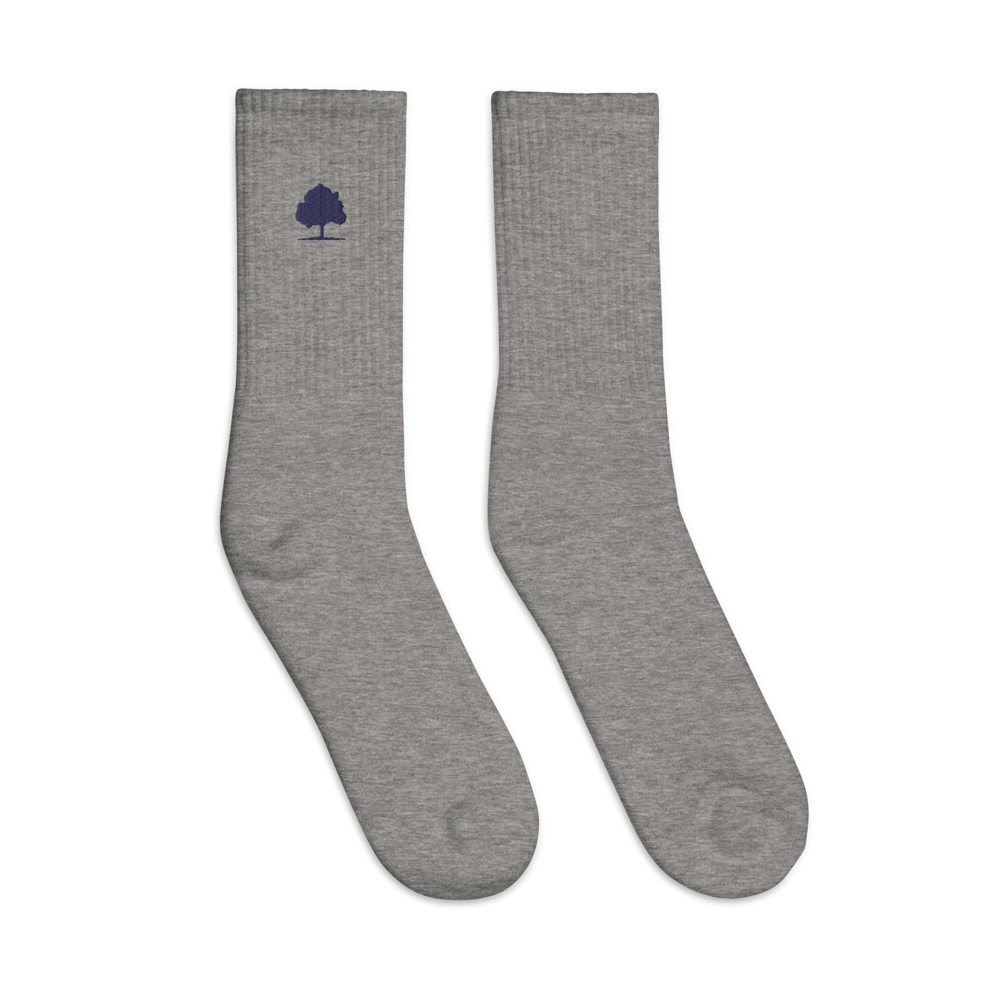 Summit Tree Embroidered Socks