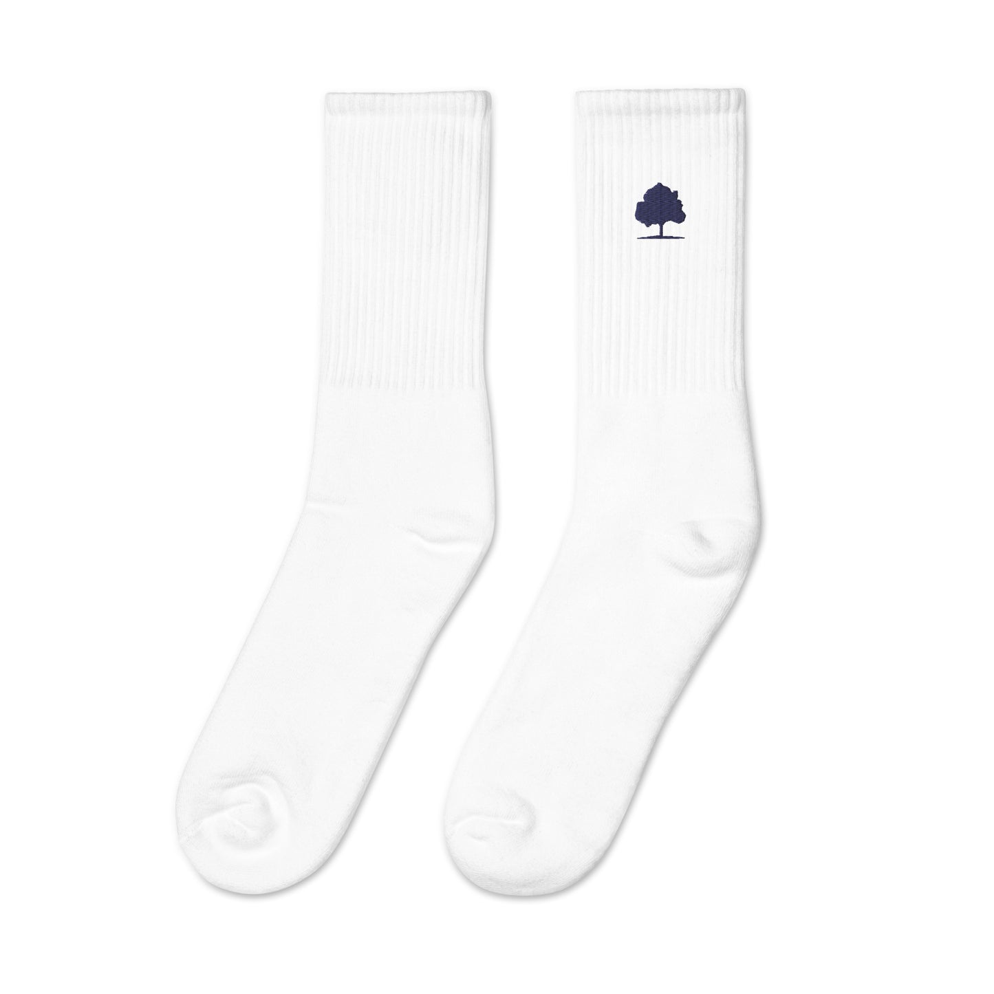 Summit Tree Embroidered Socks