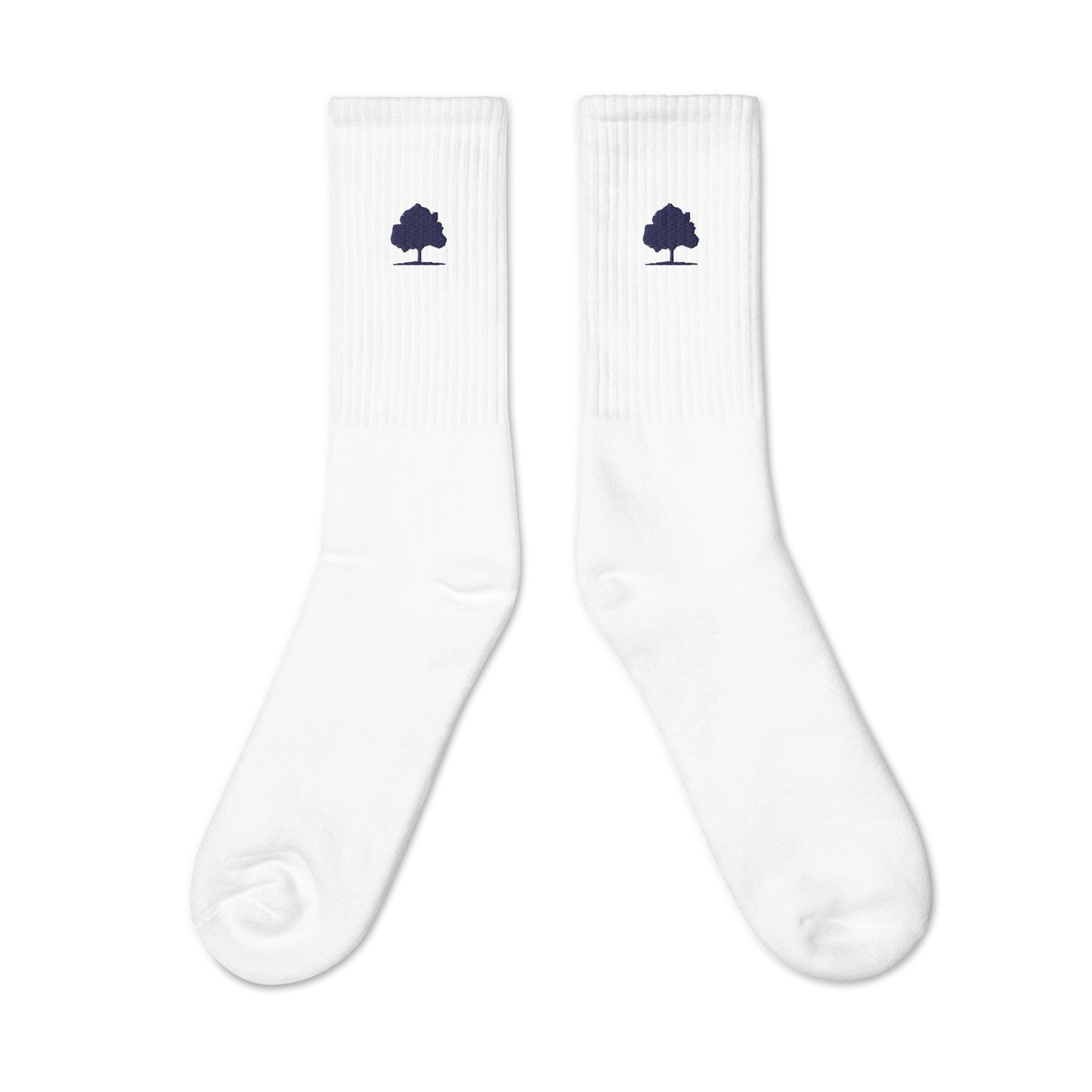 Summit Tree Embroidered Socks