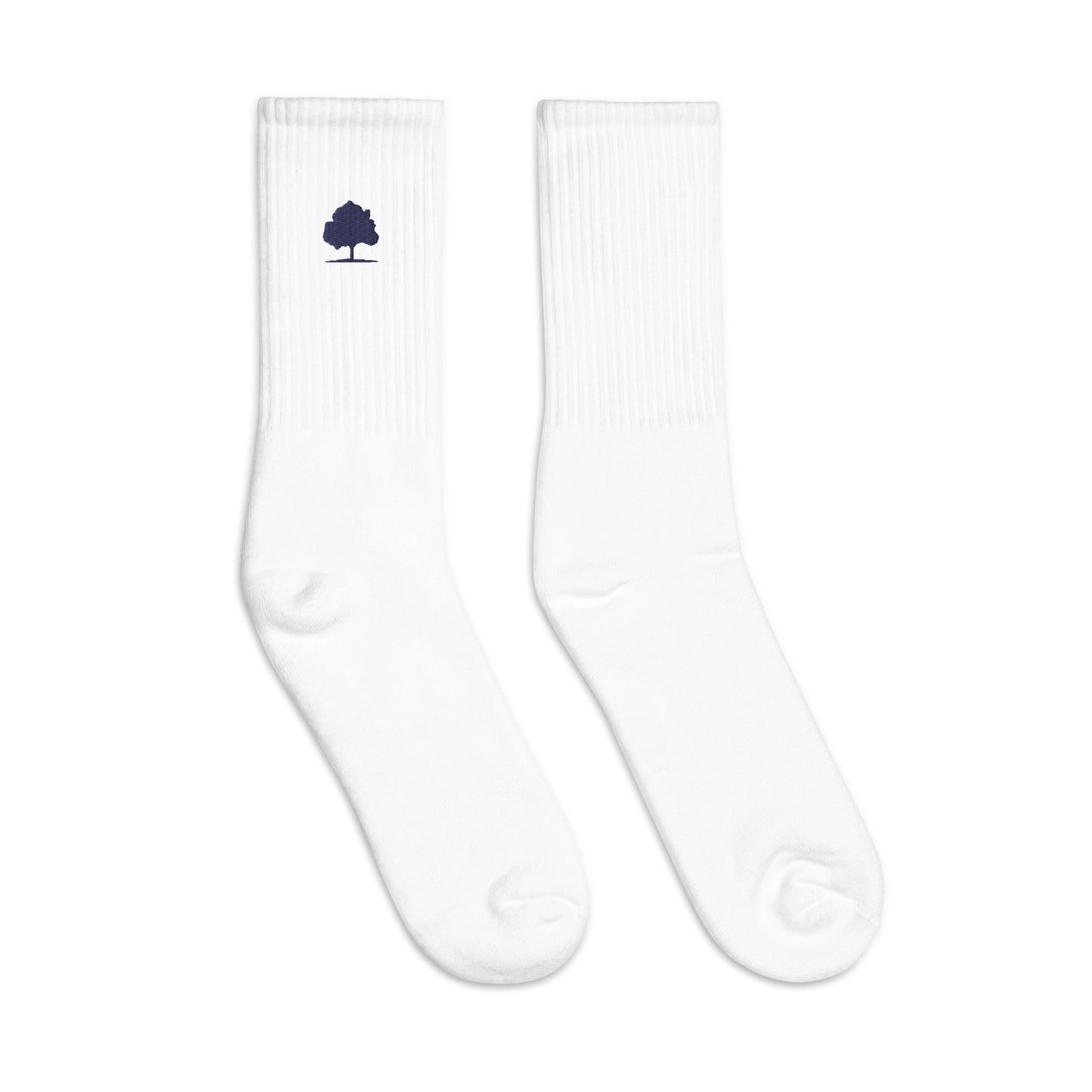 Summit Tree Embroidered Socks