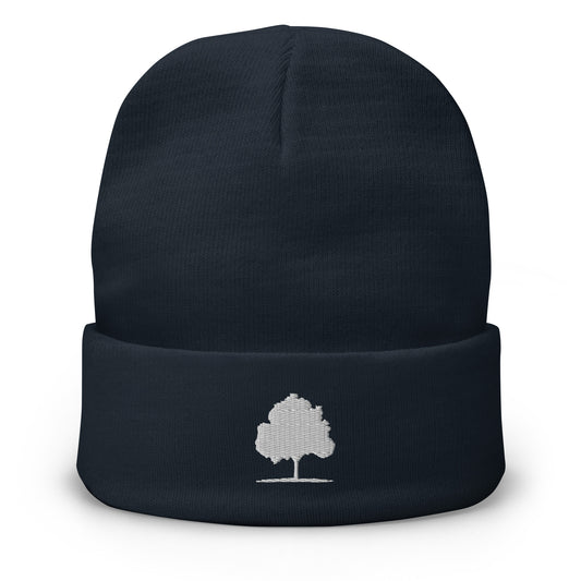 Summit Tree Embroidered Beanie