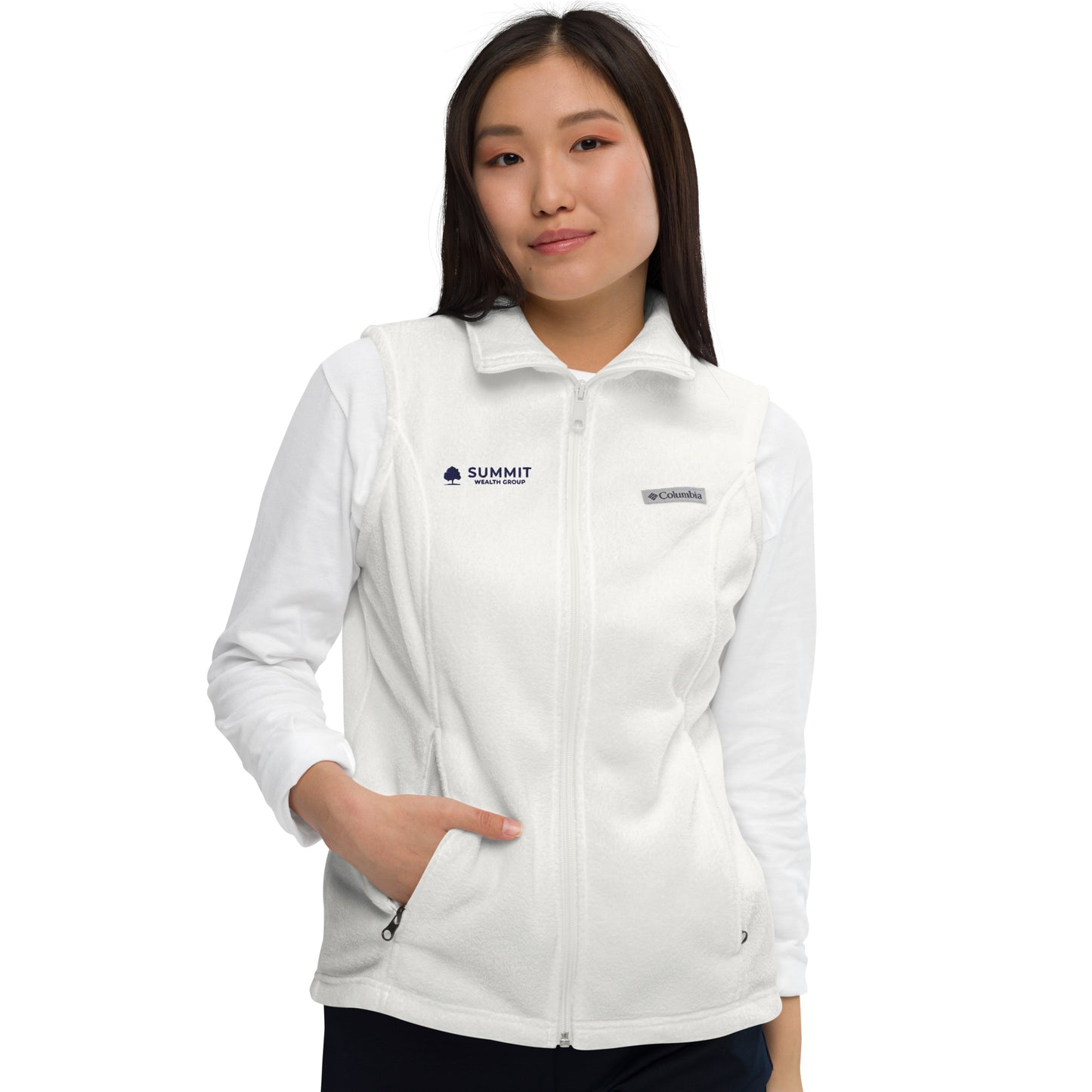 Women’s Columbia fleece vest